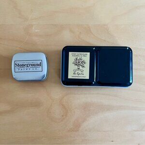 Empty Watercolour Tin Set # 2 ~ A Gallo & Stoneground